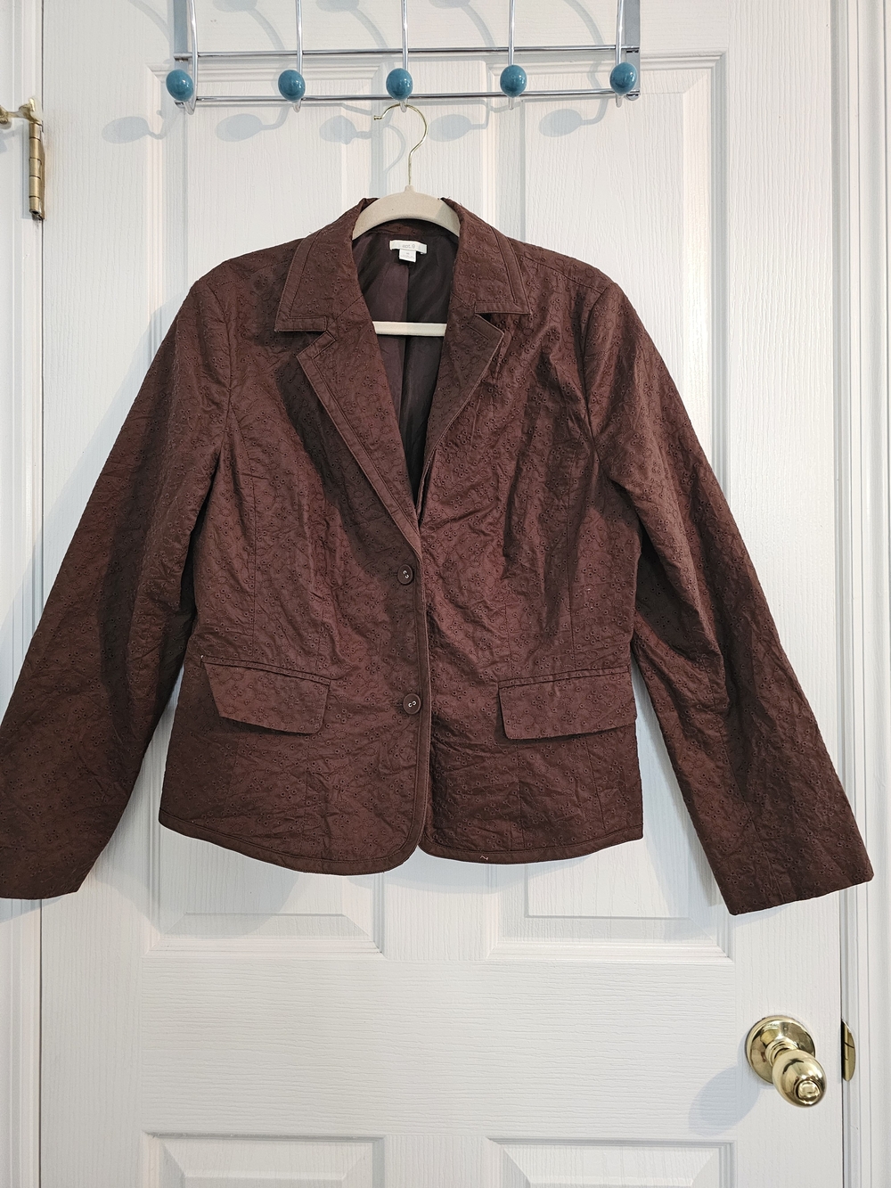 Apt. 9 Quilted Brown Women's Blazer
